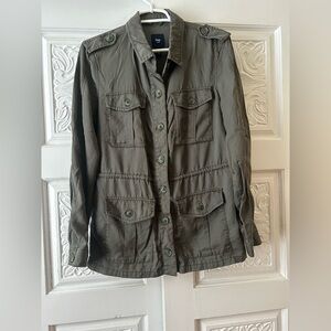 GAP Military-Style Utility Jacket - Size Large